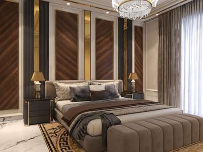 #luxurybedroom  #neoclassicaldesign  #3drendering