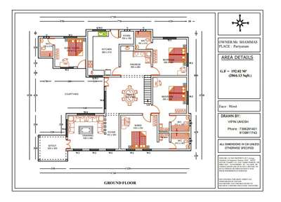 #HouseDesigns #FloorPlans #2DPlans    #2DPlans #4BHKPlans #groundfloorplan #iinterior  #KeralaStyleHouse #keralahomedesignz