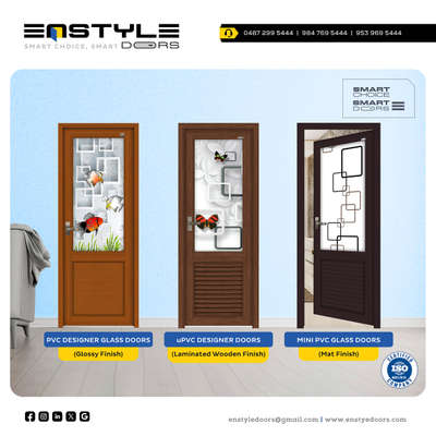 𝗗𝗘𝗦𝗜𝗚𝗡𝗘𝗥 𝗚𝗟𝗔𝗦𝗦 𝗗𝗢𝗢𝗥𝗦🚪

❞ഈടും ഉറപ്പും ഭംഗിയും ഒപ്പത്തിനൊപ്പം ചേർന്നുകൊണ്ട് വൈവിധ്യമാർന്ന ഡിസൈനുകളിൽ ℙ𝕍ℂ & 𝕦ℙ𝕍ℂ ഡോറുകൾ!❞

✔️𝙋𝙑𝘾 𝘿𝙀𝙎𝙄𝙂𝙉𝙀𝙍 𝙂𝙇𝘼𝙎𝙎 𝘿𝙊𝙊𝙍𝙎 (𝙂𝙡𝙤𝙨𝙨𝙮 𝙁𝙞𝙣𝙞𝙨𝙝)

✔️𝙪𝙋𝙑𝘾 𝘿𝙀𝙎𝙄𝙂𝙉𝙀𝙍 𝘿𝙊𝙊𝙍𝙎 (𝙇𝙖𝙢𝙞𝙣𝙖𝙩𝙚𝙙 𝙒𝙤𝙤𝙙𝙚𝙣 𝙁𝙞𝙣𝙞𝙨𝙝)

✔️𝙈𝙄𝙉𝙄 𝙋𝙑𝘾 𝙂𝙇𝘼𝙎𝙎 𝘿𝙊𝙊𝙍𝙎 (𝙈𝙖𝙩 𝙁𝙞𝙣𝙞𝙨𝙝)












#enstyledoors #pavaratty #thrissur #kerala

#doors #steel #pvc #upvc #frp #fiber #wpc #wood #panel #curtain #blinds #home #decor #interior #windows #pvcdoors #designerdoors #glassdoors #mouldeddoors #steeldoors #maindoors #securitydoors #bathroomdoors #bedroomdoors #upvcdoors #upvcwindows