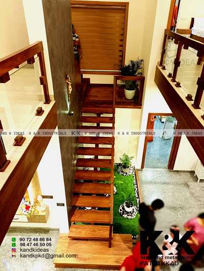 #StaircaseDecors  #new  #finishing  #GlassStaircase  #woodendesign  #kandk