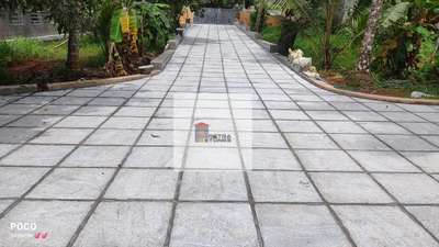 Bangalore stone (Half cut) laying work.
#LandscapeGarden #BangaloreStone  #laying  #naturalstones