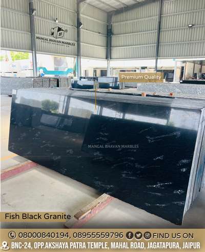 Available Premium Quality Of Fish Black Granite Direct From Manufacturing Factory •

#fishblackgranite #rajasthangranite #granite 

• M A N G A L  B H A V A N  M A R B L E S •

VISIT AT MANGAL BHAVAN MARBLES for Best Marble And Granite for Your Dream Home.

📍Central Spine, Opp.Akshaya Patra Temple, Mahal Road, Jagatpura, Jaipur. 302017
