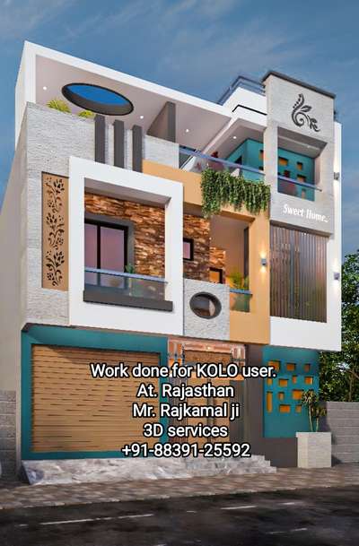 Exterior/Interior designer #gharkidesign  #SmallHouse  #exteriordesigns  #gharkenakshe  #modernhome  #25x50hhouseplan  #25x50