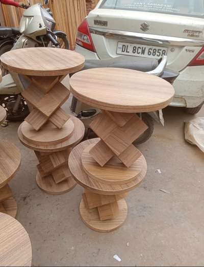 teakwood side table 
#18"dia 21" hight
manufacturing unit Kirti Nagar.