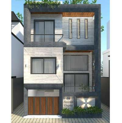 20x50 G+2 project
at lotus park colony indore  #ElevationDesign #3D_ELEVATION  #20x50houseplan  #kcsconsultant