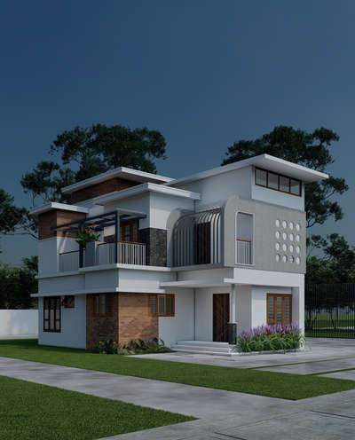 Client: Ginny Francis
Site : Kizhakkambalam
Area: 1600 sq.ft.