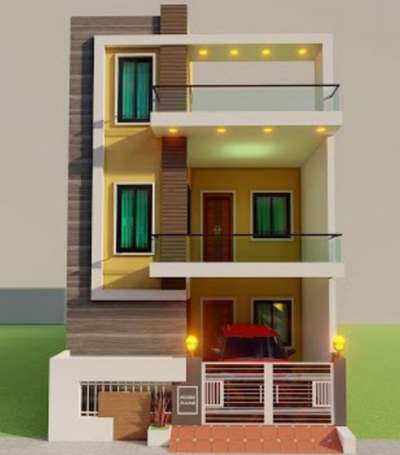 #front elevation 20*45 house plan