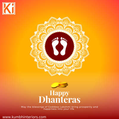 #InteriorDesigner #kumbhinteriors #apartmentinterior #3bhkinterior #4bhkinterior #mansarovar #vaishali #jagatpura #jaipurinterior  Wishing you and your loved ones a joyful and prosperous Dhanteras! May this auspicious occasion bring abundant wealth, happiness, and success into your life.

May your home be filled with peace, positivity, and brilliance, just as we aspire to create in every space we design.

Thank you for trusting us with your interior journey. Wishing you a blessed and sparkling festive season!

Warm regards,
KUMBH INTERIORS
www.kumbhinteriors.com