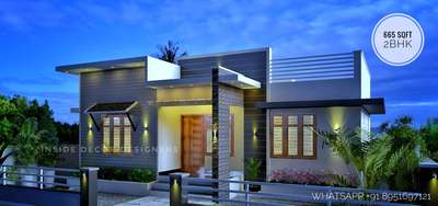 655 sqft 2BHK Home Designs