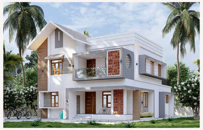 Client - Arun
Place - Kodumom, Pathanamthitta
Area - 2100 sq ft
Semi Contemporary Style
Amount - 38,00,000