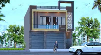 #morden elevation  #25 feet front elevation  #comersial buildings elevation  #frontElevation  #new morden elevation  #elevation_