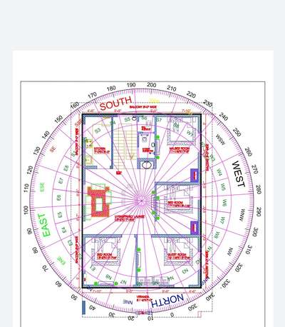 North facing house plan advance vastu k anusar