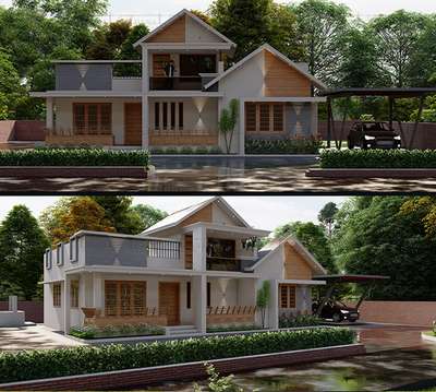 Residence Project
@Kundara, Kollam

#KeralaStyleHouse #fusionarchitecture #sloperoofdesign #kerala #Kollam #kollamdesigner #kundara #exteriordesigns #exterior3D #carporch #architecturedesigns #architecturekerala #ElevationDesign