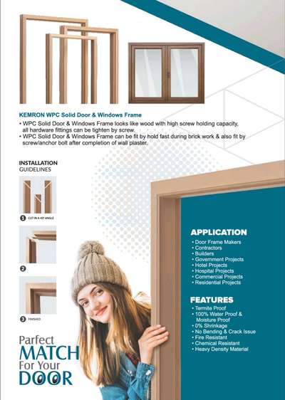 Kemron Wood Plast Pvt Ltd
PVC Foam Board
WPC Foam Board
WPC Door Sheet
WPC Door Frame
 #multiwood #pvcpanels #wpc #wpcdoor #doorframe #doors #wpcdoorframe