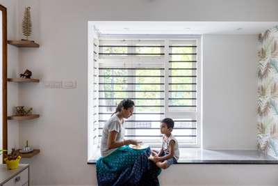 Where sunlight meets comfort ☀️🪟
A bay window isn’t just an architectural feature — it’s a cozy corner for connection, relaxation, and everyday moments that matter.

In this home, we transformed a simple wall into a multifunctional bay window seat — perfect for morning cuddles, reading time, or just soaking in the view with your little one.
 #Architectural&Interior  #50LakhHouse  #homesweethome
