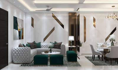 Luxury living room contact for interior work