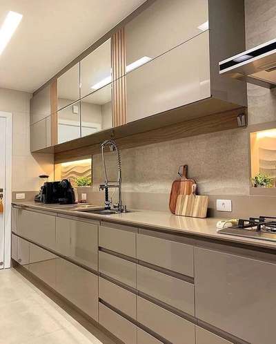 Complete Acrylic Modular Kitchen 
Labour Rate 330rs./ Sqft