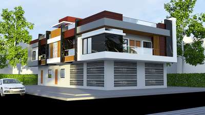 exterior elevation 3rs per sqft design rate