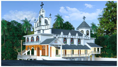 New 3D Work Orthodox Church #3dbuilding  #exterior_Work