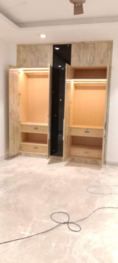 site report #Modularfurniture #modularwardrobe #WardrobeDesigns #Laminate #glasswork #lightingdesign