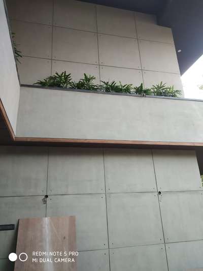 expose concrete wall texture