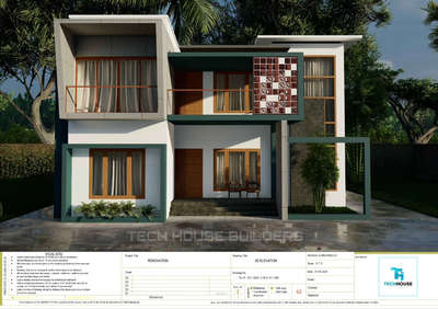 1750 sqft 3D elevation