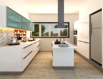 make your kitchen very attractive with this idea+ wardrobes #modulerkitchen