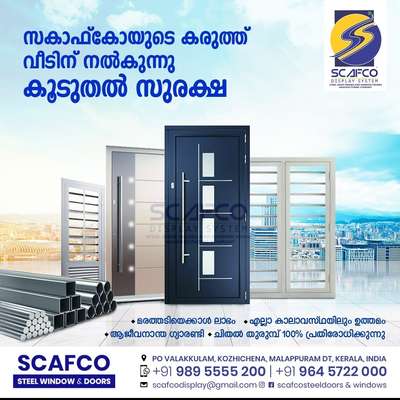 Scafco Steel Door Frame And Window Frames manufacturer 9895555200