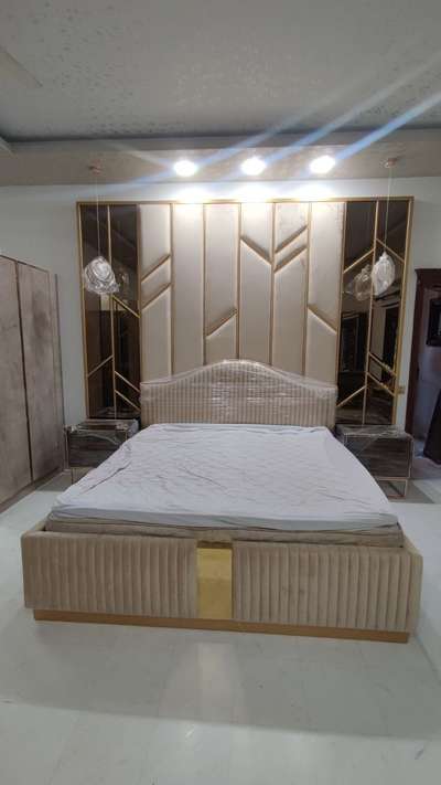 bed starts from ₹50000/- with side table hydraulic fitting with 7years warranty  
 #4BHKPlans  #InteriorDesigner  #KitchenInterior  #MasterBedroom  #WoodenBeds  #koloapp  #ModernBedMaking