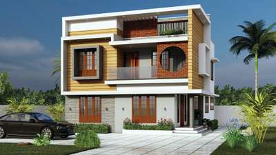 Elevation Model for the client at Kulashekharam, Trivandrum  #ElevationHome  #exterior_Work  #exterior_