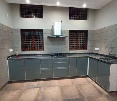 newly finished profiled glass shutter kitchen
 #modernkitchen
 #ModularKitchen
 #modernhomeinterior
 #modernhome
 #homedecoration
 #KitchenCabinet
 #trendykitxhen