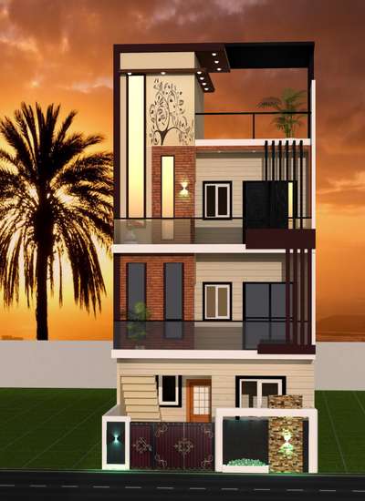 20x50 modern house elevation 😍😍🏡🏡