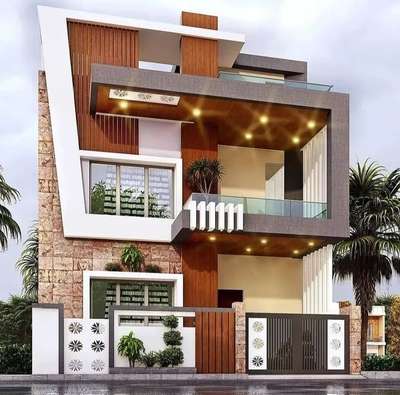 Exterior Design // Front Elevation ₹₹₹  #sayyedinteriordesigner  #exterior  #ElevationDesign