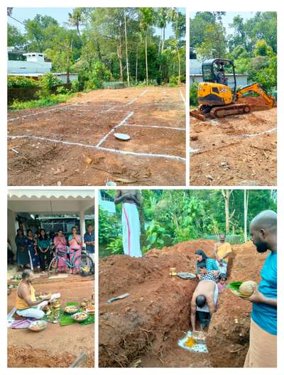 #Stone laying Ceremony#
client:-Mr Shreejith 
location:-Val iyaparambu,Mala
 #signature designers&builders #