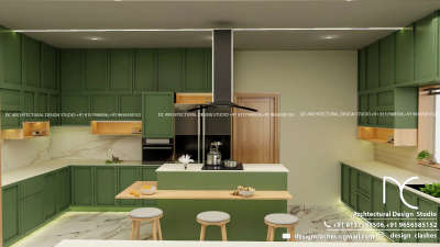 #ModularKitchen #islandchimney #KitchenCabinet #greenkitchen #LargeKitchen #KitchenIdeas #KitchenTable