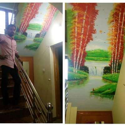 my wall painting stair side