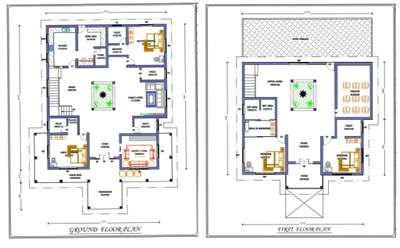 4700 sqft Traditional multistory Residential...
Plan and Elevations
please DM