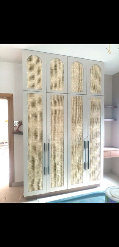 Rattan network Wardrobe
 #rattanseries  #4DoorWardrobe  #WallDesigns  #WardrobeIdeas  #WallDecors  #BedroomDecor  #MasterBedroom  #4BHKHouse  #lowbudget  #HouseDesigns  #modularwardrobe  #modernhome  #modernwardrobes  #kollamvibes  #keralaarchitectures  #keralahomeinterior  #kollamdesigner  #koloviral  #koloposts  #keralahomedecor  #instagramreels