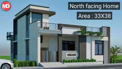 North facing home 🏡
#manojdesign #homeplans