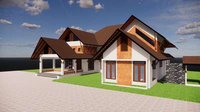 New project 4bhk residence 3000 sq ft render #3dvisualisation