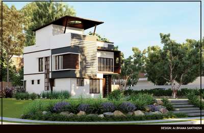 #New 3D design of residence#By our Architect Bhama# beautiful classic design#