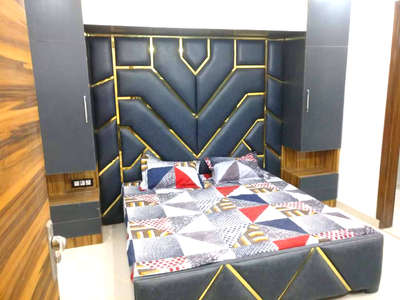 #almirah and design bed #bed  #BedroomDecor  #Almirah  #alumiumdoor