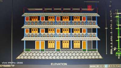 beach resort elevation  #design@alapuzha