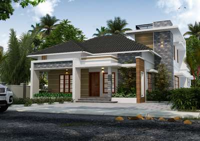 #keralahomesdesign   #SingleFloorHouse  #3Darchitecture