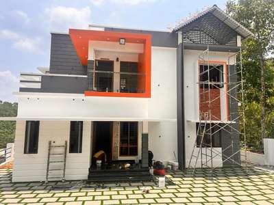 On Going Projects  #HouseConstruction  #TexturePainting  #Painter  #housepainting  #housepaintingkerala