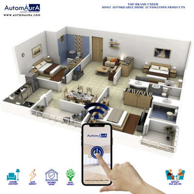 1BHK, 2BHK, 3BHK & Bunglow के Home Automation के लिए Automaura Home Automation Kit (1 BHK (Silver Pack)), for ₹14,880.00 via https://www.amazon.in/gp/product/B0CQ2JYW3F is available with best price & offers.  #home #automation #Home Automation #Smart Home #Smart House