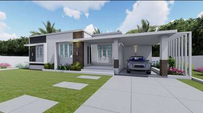 contemporary single storied house
#exteriordesigns #3dsmaxdesign #lumionrendering #FrenchWindows #architecturedesigns