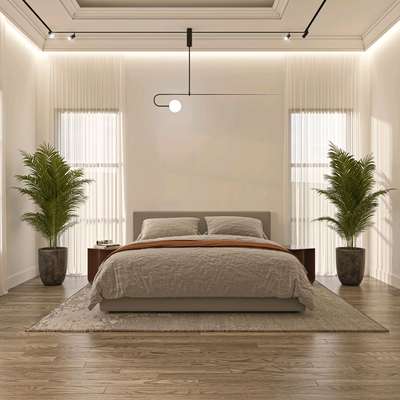 master bedroom and living area 3d modeling 
#interior #MasterBedroom #living #colonial_style #keralahomeplans