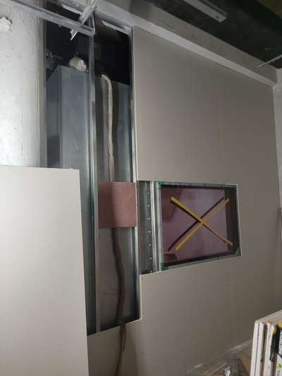 Gypsum partion Wall scanning room