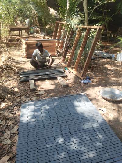 grill painting work and carpentery work